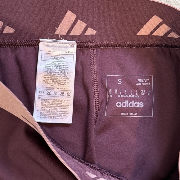 Adidas Women's Maroon Germany National Team AEROREADY Tights Yoga Pants - Small - Picture 7 of 9